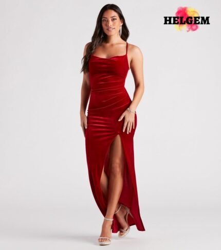 riley-ruched-velvet-formal-dress-Helgem